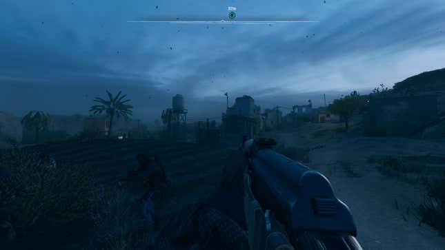 An enemy encampment objective in the Black Ops 6 single-player campaign