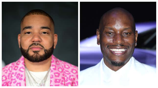 DJ Envy, left; Tyrese.