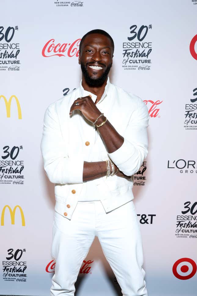 Aldis Hodge nimmt am 6. Juli 2024 am ESSENCE Festival Of Culture™ 2024, präsentiert von Coca-Cola®, im Ernest N. Morial Convention Center in New Orleans, Louisiana, teil.