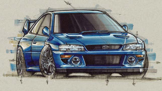 Image for article titled Prodrive Is Resurrecting the Legendary Impreza 22B With 400 HP and Lots of Carbon Fiber