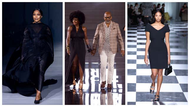 Image for article titled Angela Bassett, Viola Davis, and Natalia Bryant Strut Their Stuff at Fashion Week 2023