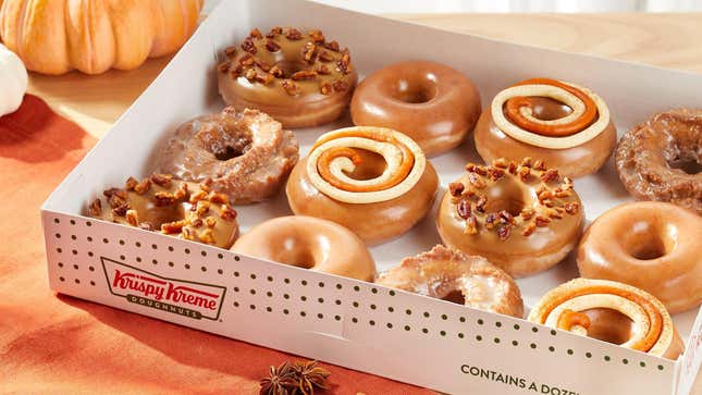 Krispy Kreme Pumpkin Spice Doughnut Collection, 2022