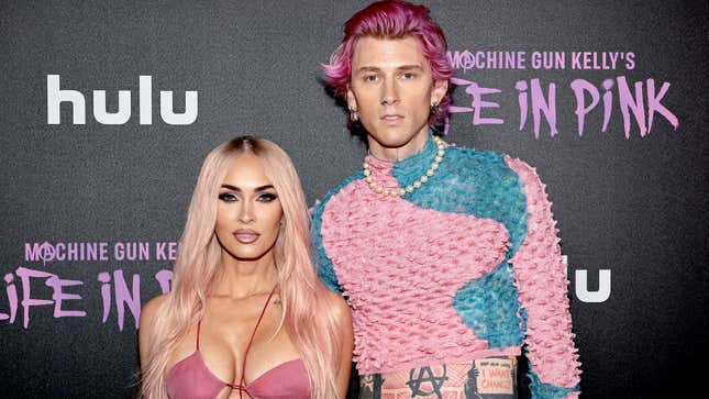 Machine Gun Kelly Smashed a Champagne Glass Against His Head Because He Didn't Have a Fork to Tap It With