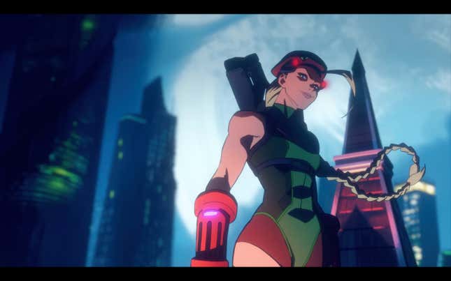 Widowmaker as Cammy.
