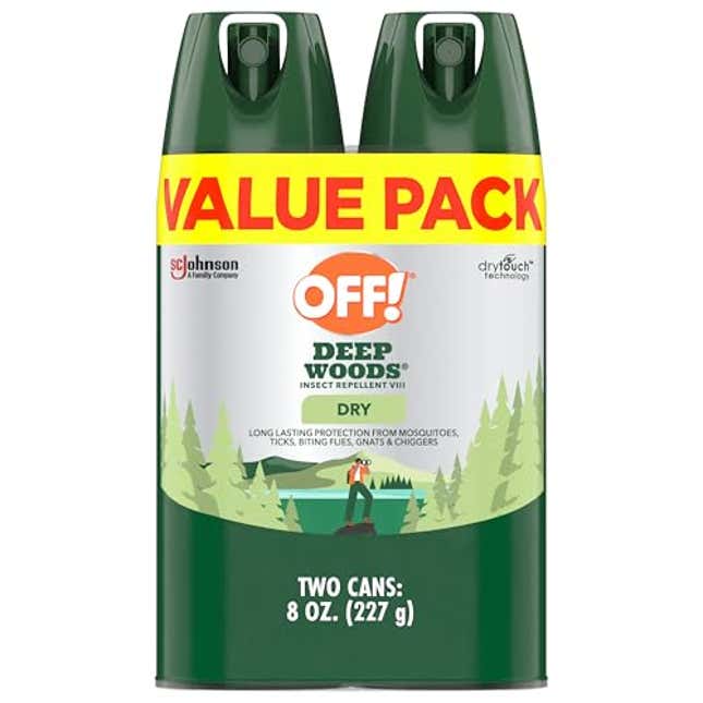 Image for article titled OFF! Deep Woods Insect Repellent Aerosol, Now 11% Off