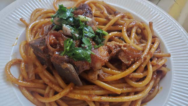 adobo with pasta