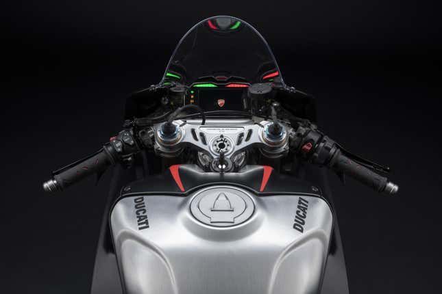 Image for article titled The Ducati Panigale V4 SP2 Delivers Race Bike Tech To You