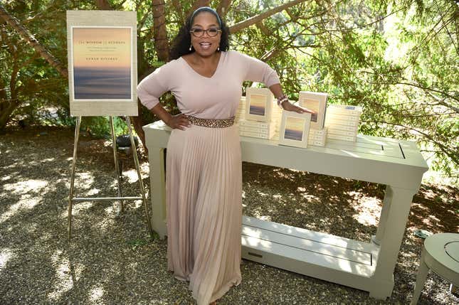 Oprah Winfrey attends Oprah Winfrey’s Gospel Brunch celebrating her new book “Wisdom of Sundays” on October 15, 2017 in Montecito, California.