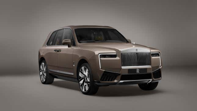 A render of the new Rolls-Royce Cullinan SUV. 