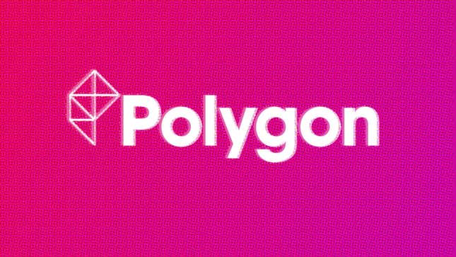 A logo shows the word polygon.