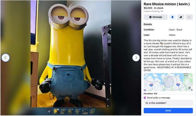 Imagen para el artículo titulado Los listados más locos en Facebook Marketplace