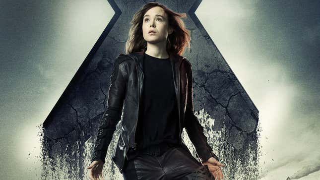 Kitty Pryde stands in front of a disintegrating X.