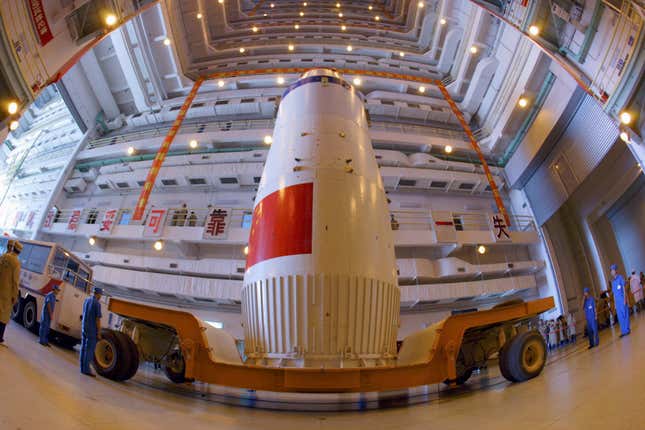The Shenzhou-7 manned spaceship