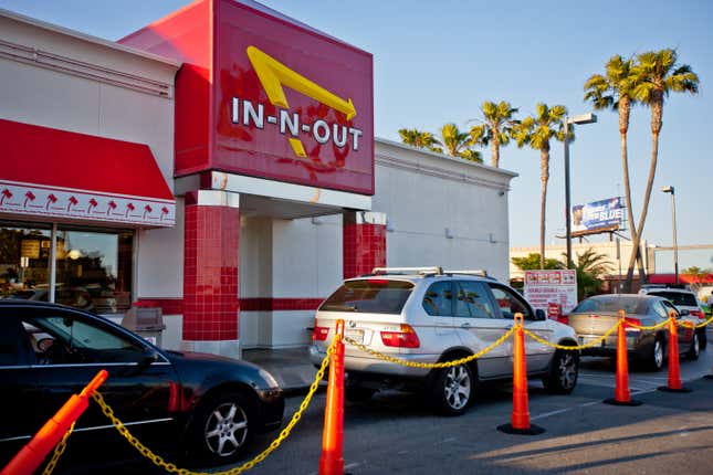 Image for article titled In-N-Out uses international pop ups to lure hungry customers and to stop copycats