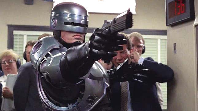 The first three RoboCop films are streaming this month.