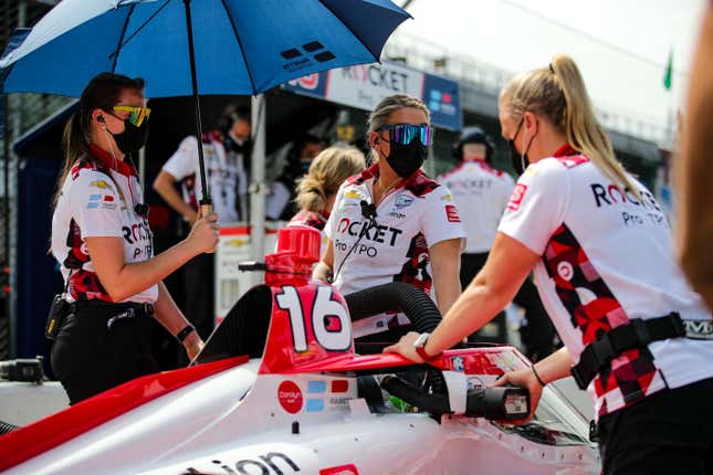 Image for article titled Meet The Full Female-Forward Paretta Autosport Team Taking On The Indy 500