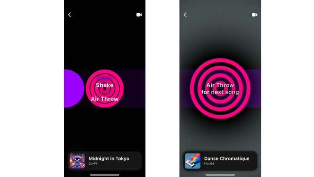 Screenshots of the App