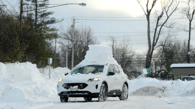 This? This vehicle may work for winter, but this is not the ideal winter conduct.