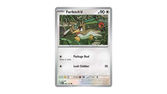 TCG Pokemon Card 151 - #83 Farfetch'd