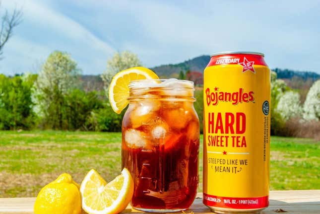 Bojangles Hard Sweet Tea sold at Appalachian Mountain Brewery.