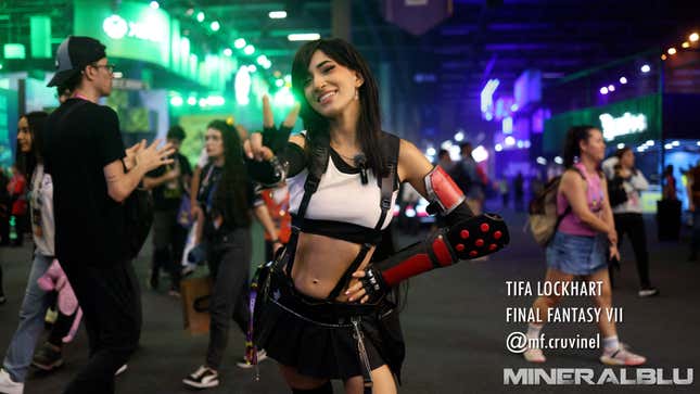 A cosplayer at CCXP 2024.