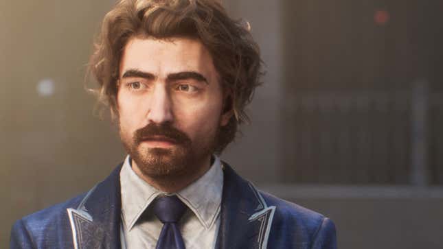 Gustave dressed in a suit.