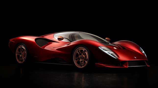 A render of the red De Tomaso P72