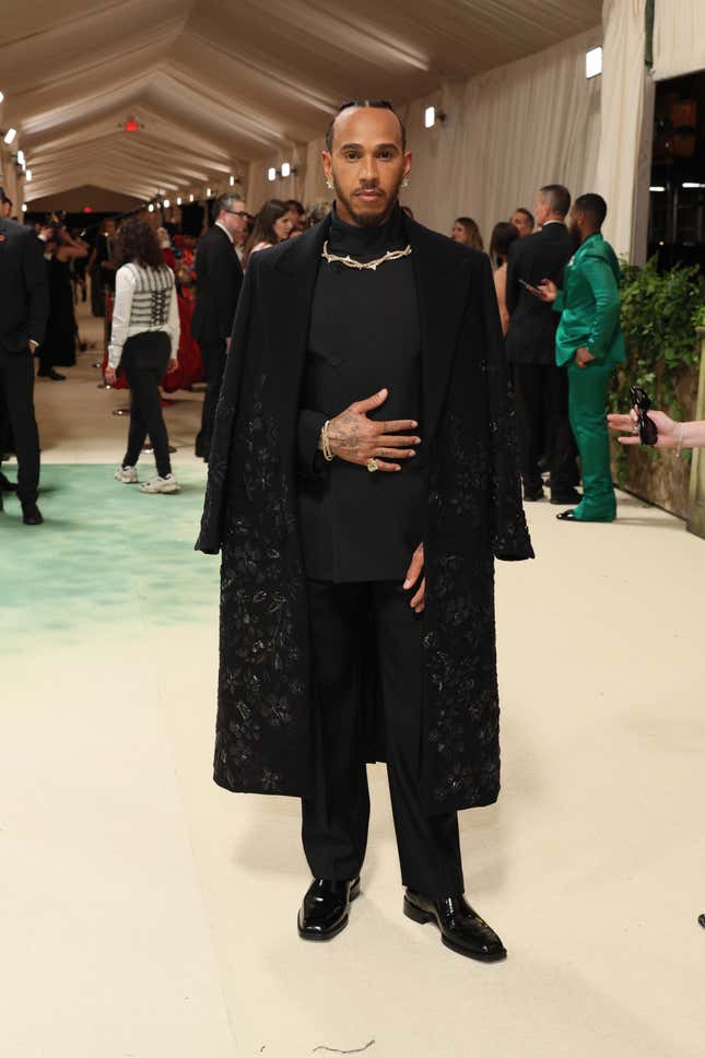 Image for article titled Best-dressed Black Man? Formula 1 Racer Lewis Hamilton&#39;s Tightest Looks