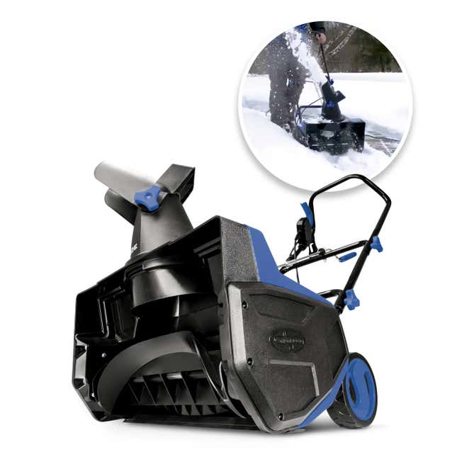 Image for article titled Snow Joe Electric Snow Blower, Your Winter Solution, On Sale for 17% Off