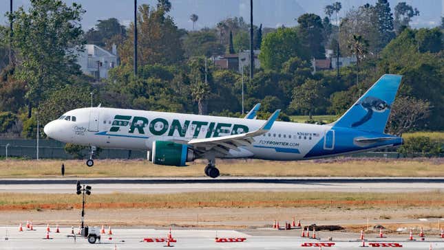 Un avion de Frontier Airlines