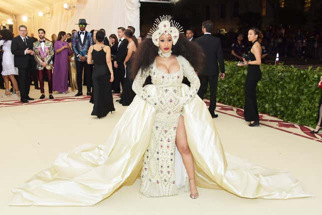 Image for article titled Cardi B Killed it At the Met Gala, Here&#39;s Other Fly Red Carpet Looks from Her