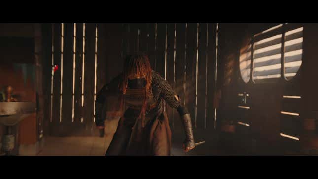 A screenshot from Disney's upcoming Star Wars show, The Acolyte.