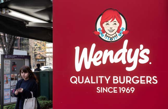 A Wendy’s in Tokyo, Japan. 