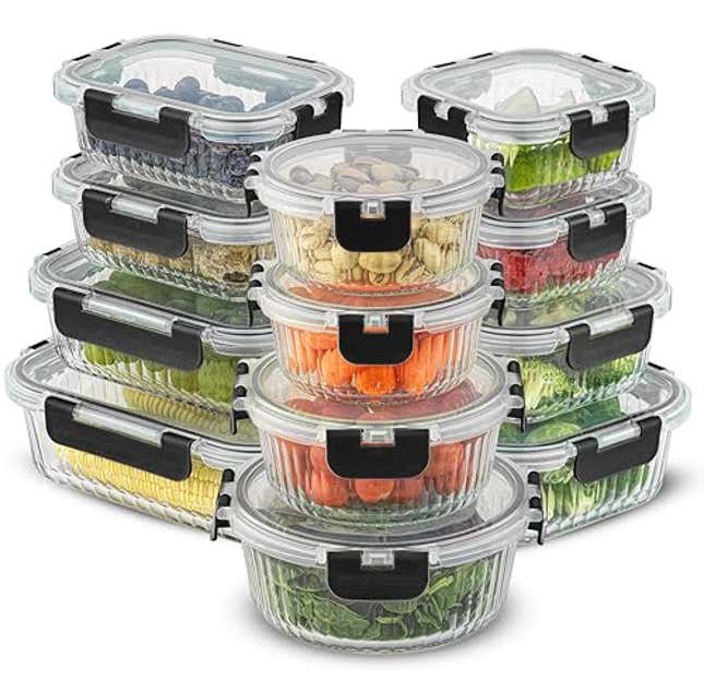 Organize Your Food Storage With Joyjolt Glass Containers For 62% Off