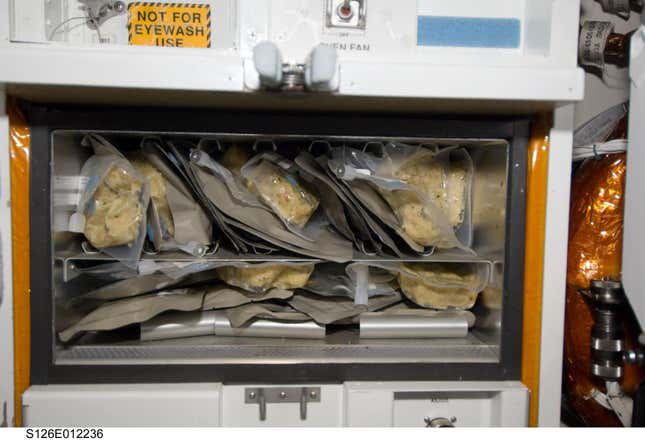 Image for article titled Photos: Six decades of eating in outer space