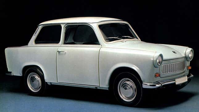 A photo of a Trabant 601 car. 