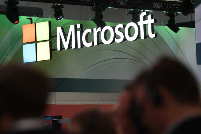Image for article titled Microsoft stock surges 9% as Azure earnings smash expectations and the AI boom rolls on