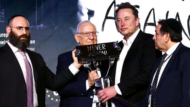 Image for article titled Everything Elon Musk Did During His Visit To Auschwitz