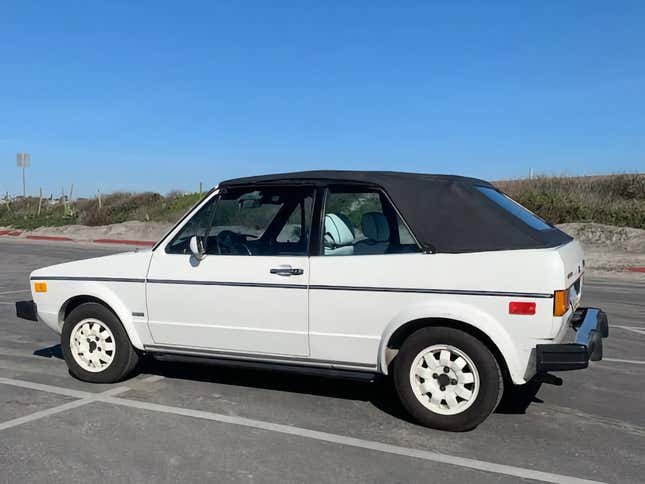 Image for article titled At $8,800, Does This 1983 VW Convertible Mean It’s Rabbit Season?