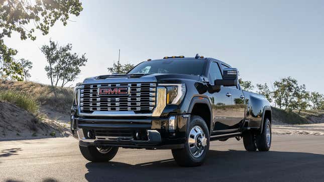 A photo of a GMC Sierra HD pickup truck. 