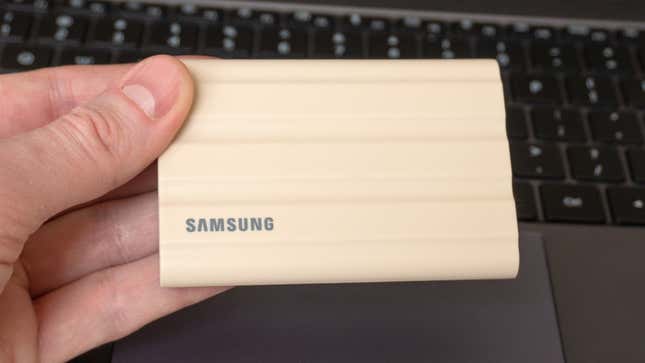Image for article titled Samsung T7 Shield Portable SSD Can Survive Drops of Almost 10 Feet