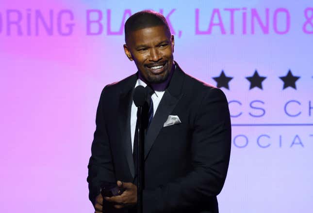 Image for article titled He Looks Good! Jamie Foxx Shares Emotional Birthday Message Addressing Scary ‘Medical Complication’