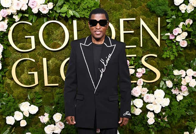 Babyface during the 82nd Annual Golden Globes held at The Beverly Hilton on January 05, 2025 in Beverly Hills, California.