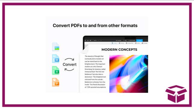 Get access to a full suite of PDF editing tools with this lifetime license to PDF Expert.