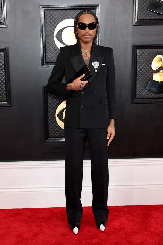 LOS ANGELES, CALIFORNIA - FEBRUARY 05: Steve Lacy attends the 65th GRAMMY Awards on February 05, 2023 in Los Angeles, California. 