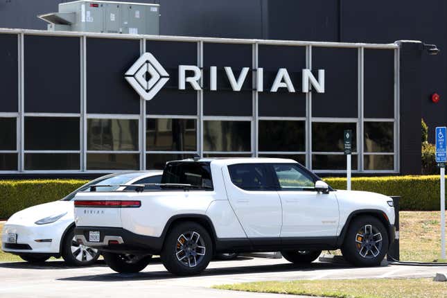 Image for article titled Rivian stock just hit a new low since its IPO as electric vehicle demand slows