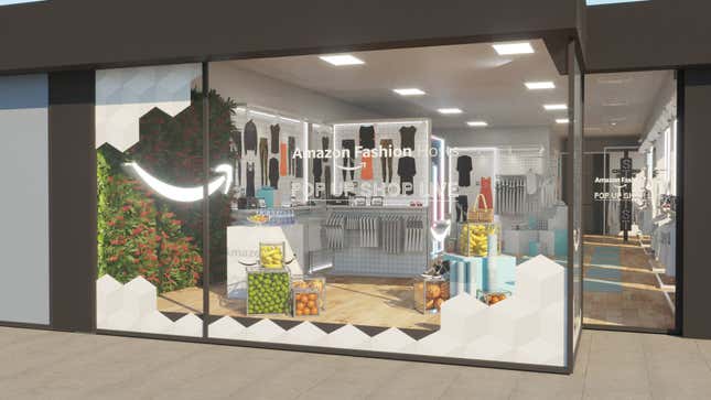 Fashion pop-up on London’s Baker Street.