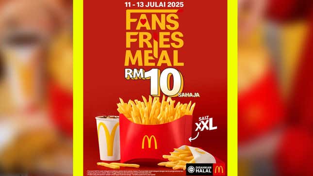 Image de l'article intitulé Je suis triste de ne jamais pouvoir commander les méga frites