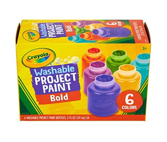 Image for article titled Crayola Washable Kids Paint (6ct), Now 24% Off