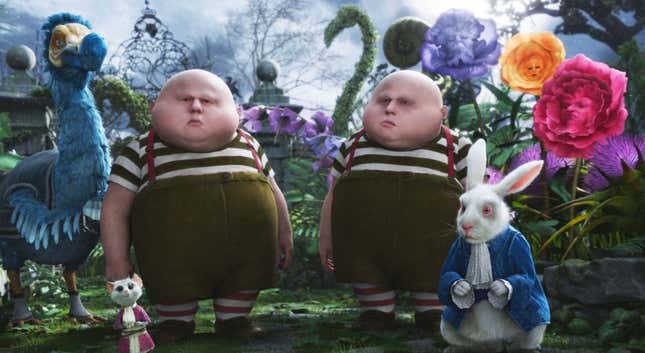 Weird characters in Alice in Wonderland